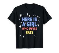 Funny Here is A Girl Who Loves Rats Value Graphic T-Shirt