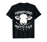 Funny Hereford Cow Farmer Hereford Rencher Cattle Bull Beef T-Shirt
