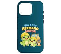 Funny Hermano Mayor Dinosaurio - Big Brother Construction Case for iPhone 16 Pro