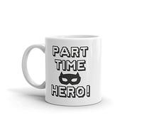 Funny Hero Mug - Superhero Batman Dad Grandad Uncle Son Gift Fun Joke #10488