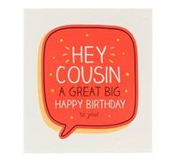 Funny Hey Cousin Birthday Card - Happy Jackson Greeting Card