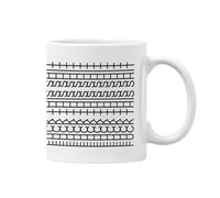Funny Hidden Message Mug - Fu*k This Sh*t - Viral Optical Illusion Mug - Handmade in The UK - Secret Swear Mug for Work - Dishwasher Safe (White)