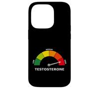Funny High Testosterone Meter Case for iPhone 14 Pro