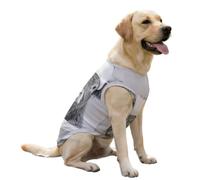 Funny Highland Cow Bath Dog Clothes Ice Silk Sleeveless Pet Vest Breathable Shirts for Large Dogs Cat XL