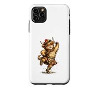 Funny Highland Cow Performing Scottish Dancing Case for iPhone 11 Pro Max