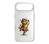 Funny Highland Cow Performing Scottish Dancing Case for iPhone Air