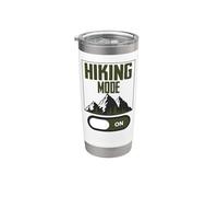 Funny Hiker Hiking Mode On Stainless Steel Insulated Tumbler