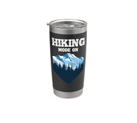 Funny Hiker Hiking Mode On Stainless Steel Insulated Tumbler