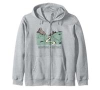 Funny Hiker humor Mountains over meetings Zip Hoodie