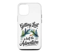 Funny Hiking Getting Lost Is Half The Adventure Case for iPhone 12/12 Pro