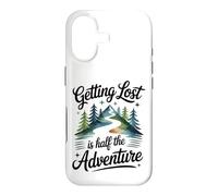 Funny Hiking Getting Lost Is Half The Adventure Case for iPhone 17