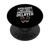 Funny Hiking Hiker Walking Rambling Excuse Joke Men Women PopSockets Adhesive PopGrip