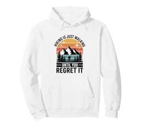 Funny Hiking Is Just Walking Until You Regret It Pullover Hoodie