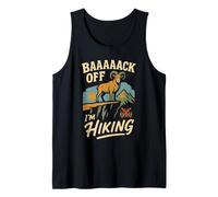 Funny Hiking Mountain Goat Introvert Outdoor Humor Solitude Tank Top