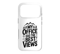 Funny Hiking My Office Has The Best Views Hiking Guide Case for iPhone 17 Pro