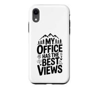 Funny Hiking My Office Has The Best Views Hiking Guide Case for iPhone XR
