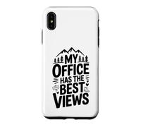 Funny Hiking My Office Has The Best Views Hiking Guide Case for iPhone XS Max