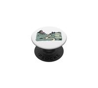 Funny Hiking Pun Trail and Error for Outdoor Enthusiast PopSockets Adhesive PopGrip