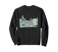 Funny Hiking Pun Trail and Error for Outdoor Enthusiast Sweatshirt