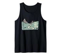 Funny Hiking Pun Trail and Error for Outdoor Enthusiast Tank Top