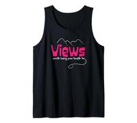 Funny Hiking Views Worth Losing Your Breath for Tank Top