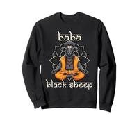 Funny Hindu Spiritual Sheep Humor Sadhu Guru Witty Pun Sweatshirt