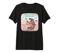 Funny Hippo Salad Dessert Premium T-Shirt