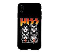 Funny Hiss Cats Band Parody 70s Music Lover Cat Face Graphic Case for iPhone XS Max