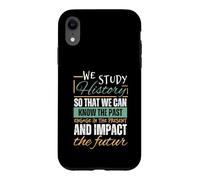 Funny History Art For Men Women Historians History Teachers Case for iPhone XR