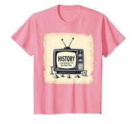 Funny History: Reality TV But Not Fake T-Shirt, Kids, Pink, 12 Years