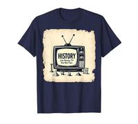 Funny History: Reality TV But Not Fake T-Shirt, Men, Navy, S