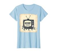 Funny History: Reality TV But Not Fake T-Shirt, Women, Baby Blue, L