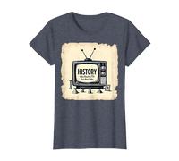 Funny History: Reality TV But Not Fake T-Shirt, Women, Heather Blue, L