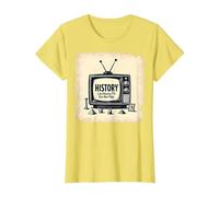 Funny History: Reality TV But Not Fake T-Shirt, Women, Lemon, L