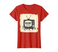 Funny History: Reality TV But Not Fake T-Shirt, Women, Red, XL