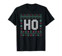 Funny Ho Where's My Ho at Ugly Matching Couples Christmas T-Shirt
