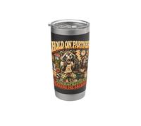 Funny Hold On Partner The Espresso is Making Me Anxious Stainless Steel Insulated Tumbler