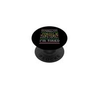 Funny Holiday Jingle Slogan for Tired Celebrators PopSockets Adhesive PopGrip
