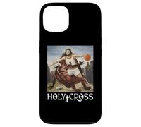 Funny Holy Cross Jesus Crossing Satan Basketball Christian Case for iPhone 13