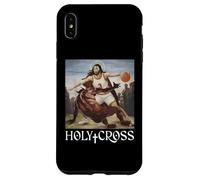 Funny Holy Cross Jesus Crossing Satan Basketball Christian Case for iPhone XS Max