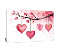 Funny Home Bar Signs Hearts Hanging From A Branch Tin Sign Bar Signs For Man Cave Man Cabe Decor(30X40CM)
