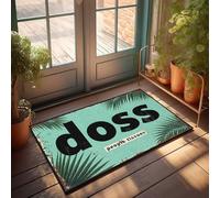 Funny Home Decor Doss People Tissues: A Tropical Text Adventure Doormat Welcome Mats For Front Door Outdoor Anti Slip Mat(65X90CM)