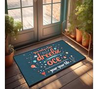 Funny Home Decor Live Once, Dream Twice: Embrace Every Moment Doormat Welcome Mats For Front Door Outdoor Anti Slip Mat(40X60CM)