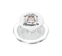 Funny Home Is Where My Hamster Is PopSockets PopGrip for MagSafe
