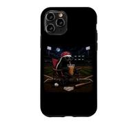 Funny Honey Badger Baseball Iced Coffee Love I Live Here Now Case for iPhone 11 Pro
