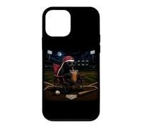 Funny Honey Badger Baseball Iced Coffee Love I Live Here Now Case for iPhone 12 mini