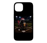 Funny Honey Badger Baseball Iced Coffee Love I Live Here Now Case for iPhone 13