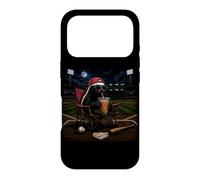 Funny Honey Badger Baseball Iced Coffee Love I Live Here Now Case for iPhone 17 Pro