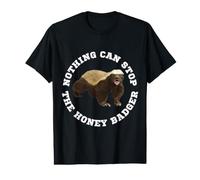 Funny Honey Badger Crazy Nasty Badger Fun Meme Value Graphic T-Shirt
