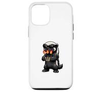Funny Honey Badger Wearing Sunglasses Playing Darts Case for iPhone 12/12 Pro
